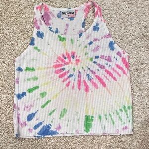 Firehouse From Denny’s- Colorful Tie-Dye Kids Tank Top